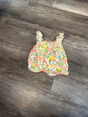 C&C California Peach & Lemon Floral Baby‎ Romper
